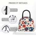 thumbnail image 6 of Men'S And Women'S Universal Portable Lunch Bag Large Hand Insulated Lunch Bag 10.4×8.6in For Picnicdaily Go Out To Play And Work Independence Day Theme Star (2), 6 of 8