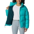 thumbnail image 5 of Columbia Women's Puffect Jacket, Bright Aqua, Medium, 5 of 9