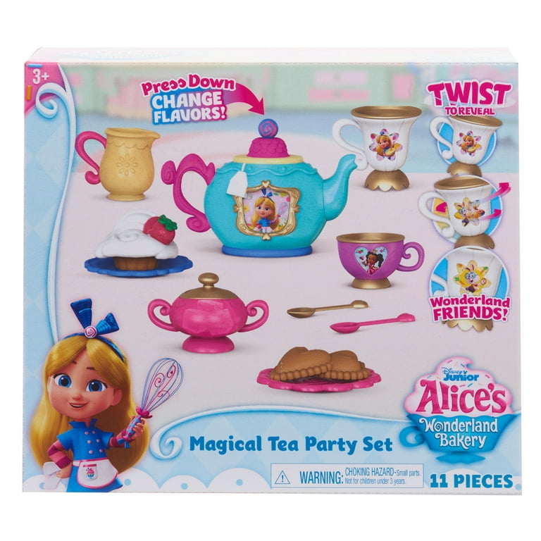 Disney Junior Alice’s Wonderland Bakery Bag Set with Toy Kitchen  Accessories, Kids Ages 3 and Up, Officially Licensed Kids Toys for Ages 3  Up, Gifts