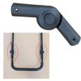 thumbnail image 1 of pitrice Push Pull Rod Connection Push Handle Joint for Garden Shopping Cart Black, 1 of 9