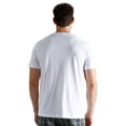 thumbnail image 3 of TOM TAILOR Camiseta para hombre, paquete de 3 - Cuello redondo, manga corta, jersey sencillo, algodón, liso Blanco XXL (XX-Large), 3 of 4