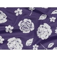 thumbnail image 5 of oneOone Rayon Purple Fabric Florals Sewing Craft Projects Fabric Prints By Yard 56 Inch Wide, 5 of 6