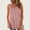 Pink, variant on Tank Tops for Women Plus Size under $5 Solid Round-Neck Sleeveless Loose Pullover T-shirt