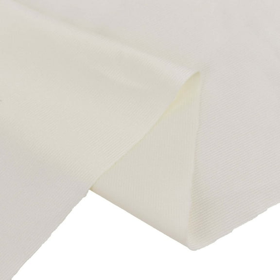 Efavormart Premium Ivory Scuba Polyester Fabric Bolt, Wrinkle Free DIY Craft Fabric Roll - 60"x10 Yards
