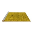 thumbnail image 2 of Ahgly Company Machine Washable Indoor Rectangle Oriental Yellow Traditional Area Rugs, 2' x 3', 2 of 4