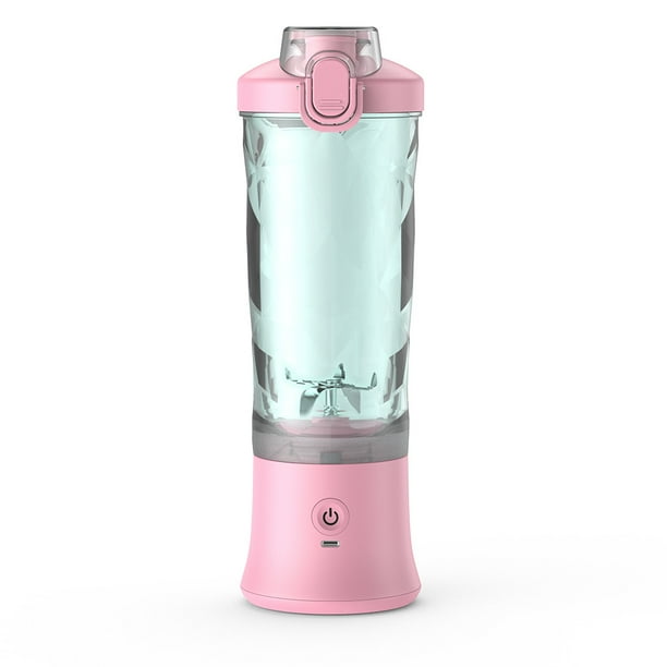 Batidora de batidos, licuadora de batidos portátil, potente batidora con princesa rosa