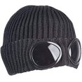 thumbnail image 2 of Goggle Hat: Beanie Style with Ribbed Knit Cuff for Winter - Unisex Black_Special Gift, 2 of 5