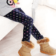 thumbnail image 4 of Pantalones forrados de lana para niñas, pantalones cálidos con estampado de estilo otoño/invierno para niños, ropa de abrigo para niños medianos, 4 of 4