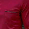 thumbnail image 5 of qafoshin Pullover Workout Tops for Men Breathable Stand-up Button Long Sleeve Fall Shirts, 5 of 7