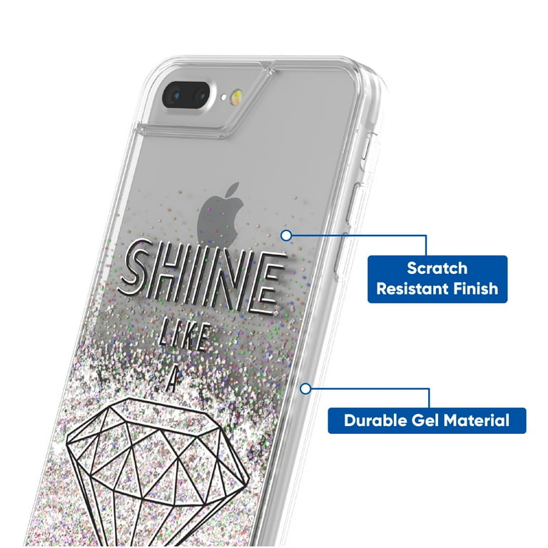 onn. Shine Like a Diamond Phone Case for iPhone 6 Plus, iPhone 6s Plus, iPhone 7 Plus, iPhone 8 Plus - Walmart.com onn. Shine Like a Diamond Phone Case for iPhone 6 Plus, iPhone 6s Plus, iPhone 7 Plus, iPhone 8 Plus - Walmart.com