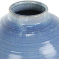 thumbnail image 6 of DecMode 21" Bubble Inspired Ombre Blue Ceramic Vase with Unique Texturing, 6 of 10