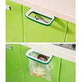 thumbnail image 4 of Emlimny Lunies Over The Cabinet Trash Bag Holder, 8.6" x 4.9" Plastic Grocery Bag Dispenser & Under Sink Trash Can for Kitchen, Bathroom, RV, Dorm, Office, 4 of 7