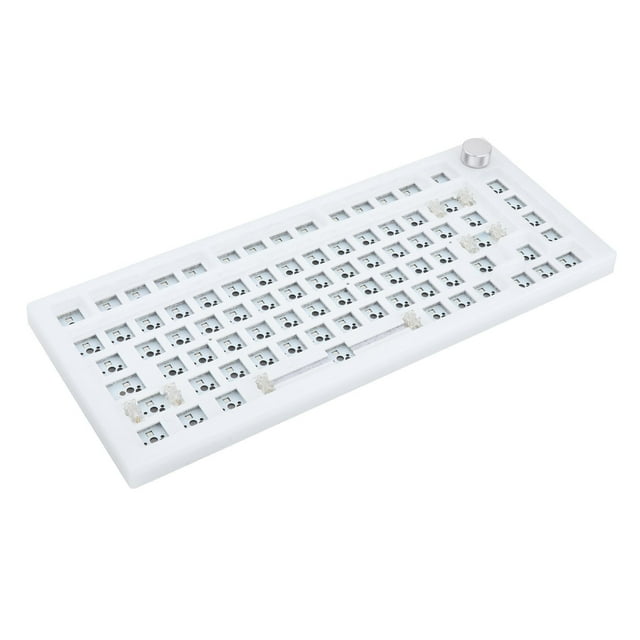 NT75 - de Bricolaje de Mecánico con Junta Caliente de 3/5 Pines, de Mecánico de 82 Teclas, Diseño a - Blanco lechoso Sunnimix Teclado mecánico