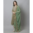 thumbnail image 3 of Rajnandini Women's Pure Cotton Embroidered Kurta Set with Dupatta (JOPLVL310-L_Pista Green_L), 3 of 5