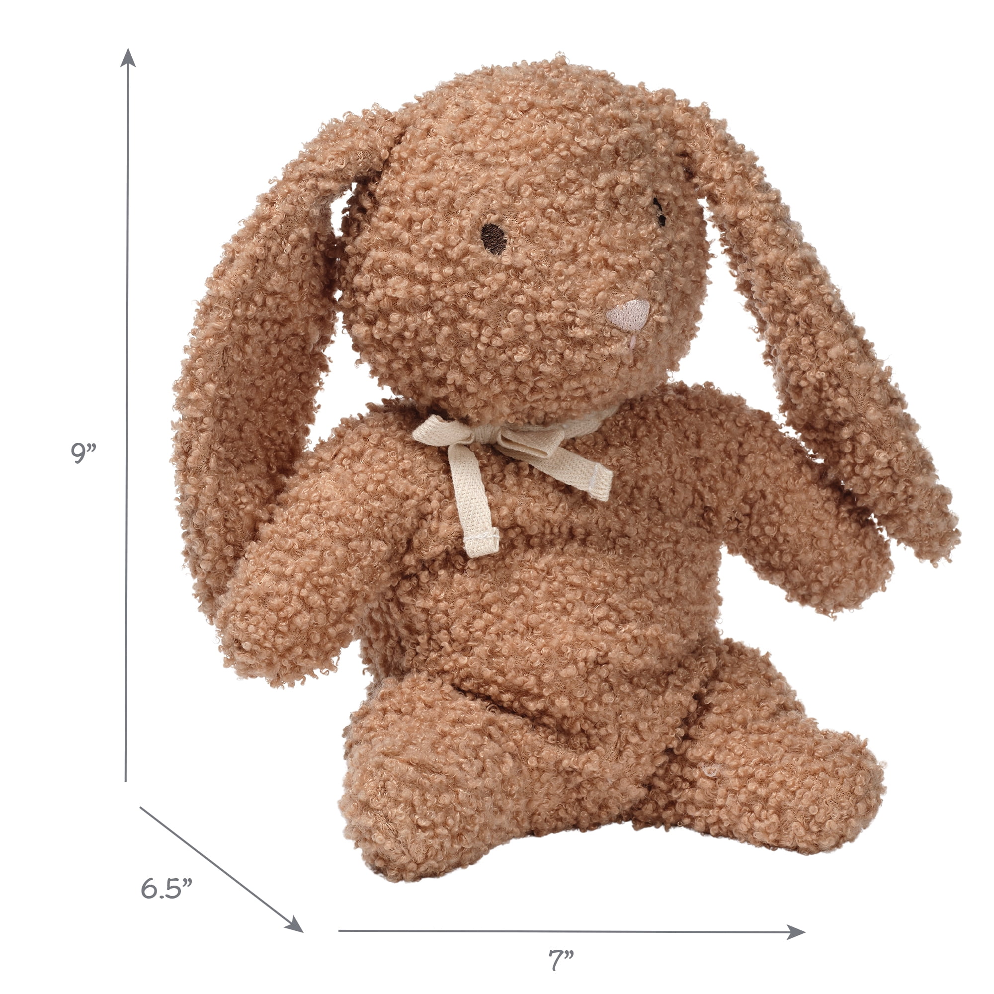 Lambs & Ivy Signature Bunny Hop Plush Rabbit Stuffed Animal Toy - Honey