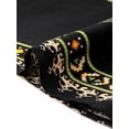 thumbnail image 5 of Agnes Orinda Women's Plus Size Bohe Dress V Neck Short Sleeve Floral Print Beach Vacation Summer Casual Midi Dresses with Pocket 3X Black, 5 of 6