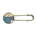 thumbnail image 1 of Broche de Metal antiguo Unbranded Arte Abstracto plantas Patrón de estrella M, 1 of 3