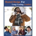 thumbnail image 6 of Heated Scarf for Men/Women with 5500mAh Battery, 7 Temperature Settings Battery Operated Heater for Winter, 6 of 6