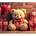 thumbnail image 4 of Heart Balloons Backdrop Background Wall Banner Valentines Day Party Decorations Romantic Celebration Event Decor Wedding Photography Prop, 4 of 4