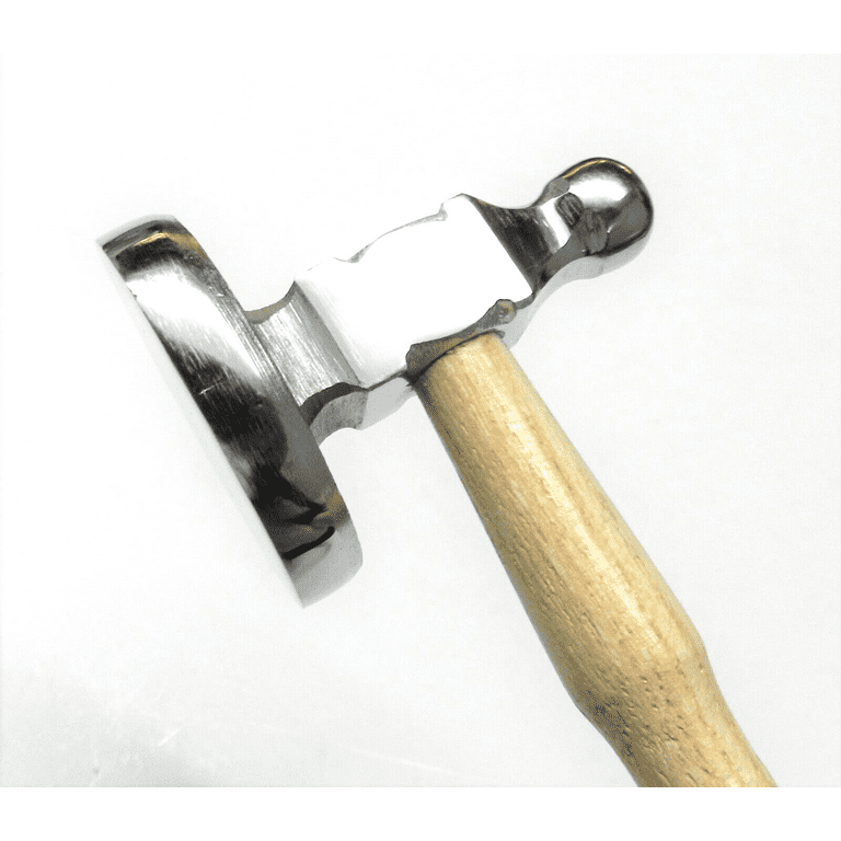 Jewelry Chasing Hammer 1-3/4 inch Flat Face 44mm Hammers Silversmith Goldsmith