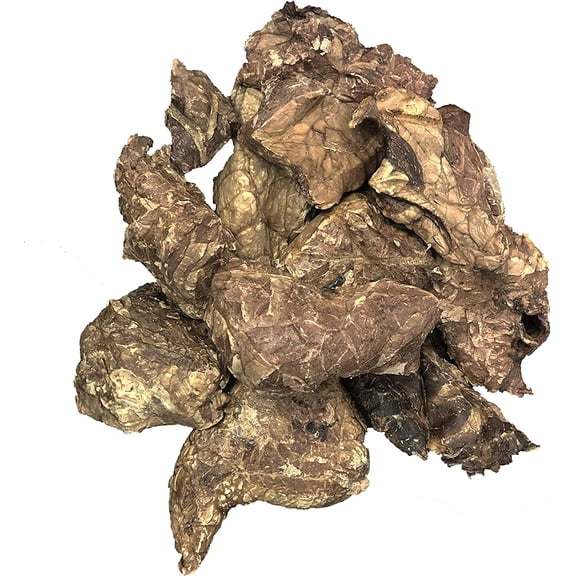 HotSpot Pets Beef Lung Dog Chews - All Natural Dehydrated Treats with Glucosamine & Chondroitin - 1LB