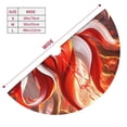 thumbnail image 3 of Yiaed Red Sun Flame Fox Print Christmas Tree Skirt , Tree SkirtsTree Mat for Christmas Winter Holiday Indoor Decorations-48", 3 of 7