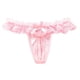 thumbnail image 1 of Braguitas tanga de encaje con abertura en la entrepierna y perlas de masaje para mujer - Ropa interior sexy transparente con ajuste cómodo para 50-70 kg, 1 of 3