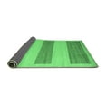 thumbnail image 2 of Ahgly Company Indoor Rectangle Solid Emerald Green Modern Area Rugs, 8' x 12', 2 of 4