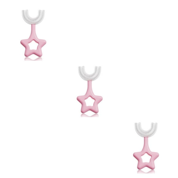 Bearachild Cepillo de para bebé ergonómico de doble cara de silicona de 360 grados, cepillo de Manual en forma de U, cuidado Type1 NO1 Bearachild CBP077741