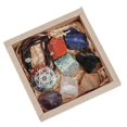 thumbnail image 1 of Juego de 7 piedras energéticas pulidas de cristal natural para yoga, chakras y reiki., 1 of 5