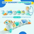 thumbnail image 7 of Baby Toys 0-6-12 Months, Multi-Sensory Music Stuffed Animal Plush Dog Toy, Newborn Gift for 1 2 Year Old Boys Girls, Green, 7 of 7
