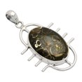 thumbnail image 3 of Natural Turtella Jasper - USA 925 Sterling Silver Pendant Jewelry P-1271 SDP148329, 3 of 5