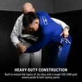 thumbnail image 3 of Hayabusa BJJ Gi - Essential Gold Weave Jiu Jitsu Gi for Men and Women, IBJJF Compliant - Blue, A0, 3 of 6