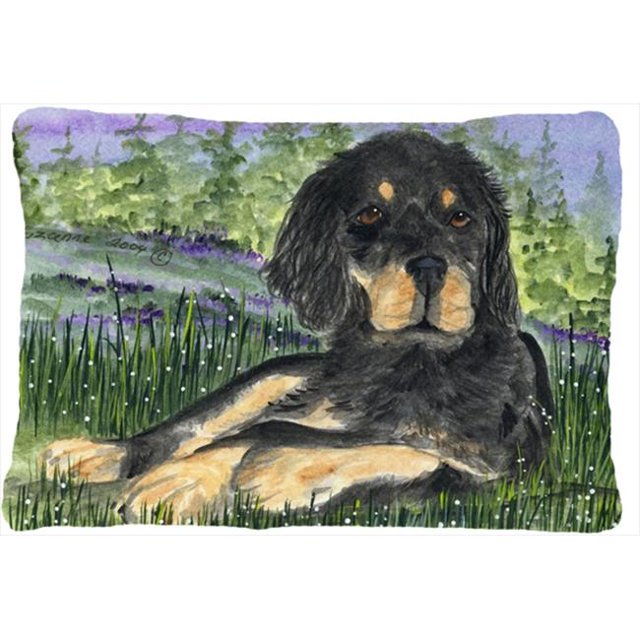 12 x 16 Po. Gordon Setter Coussin Décoratif en Tissu pour Intérieur et Extérieur