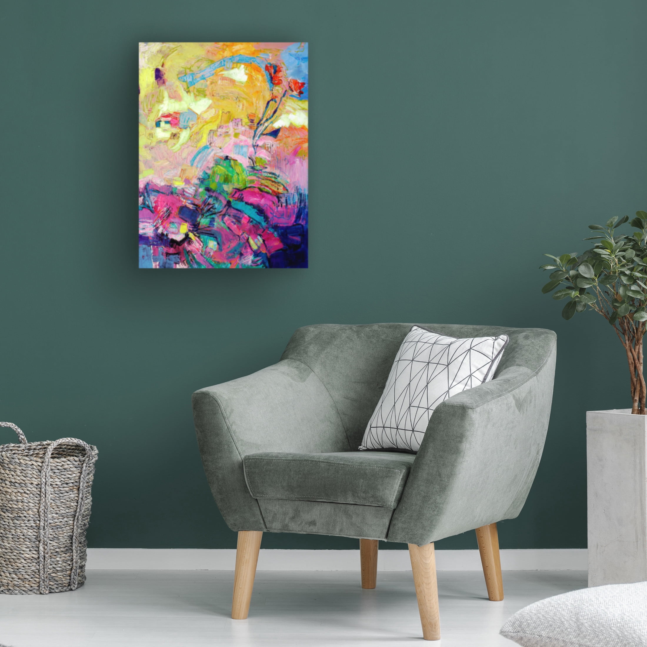 Canvas Wall Art - Dorothy Fagan ' Syncopationii' Wall Art for Living Room, Bedroom, or Office D?cor by Trademark Fine Art - 35 x 47 Inches