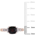 thumbnail image 2 of Everly Women's Garnet 10k Rose Gold Ring, 2 of 6