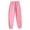Pink, variant on GEWSEY Womens Joggers Fleece Elastic Waist Baggy Sweatpants Trendy Cinch Bottom Joggers with Pockets Athletic Pants (Pink, S)
