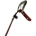 thumbnail image 3 of 1.5" Cherry Red Western Style Leather Belt Handmade in Canada, 3 of 5