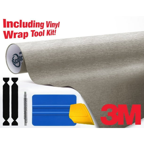 3M Brushed Titanium 1080 Air-Release Vinyl Wrap Roll - Including ...