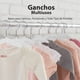 thumbnail image 5 of MAGMALIFE 50 Ganchos de Terciopelo para Ropa de Bebe, Gancho Plateado Giratorio de 360 Grados, Adecuado para Todo Tipo de Ropa, Antideslizante, 29 cm de Largo (Blanco), 5 of 6