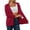 Wine, variant on Arlun Womens Long Sleeve Zip up Jackets Long Sleeve Lightweight Thin Coats with Inside Pockets Soft Comfortable Solid Color Fall Fashion Full Zipper Hooded Outerwear XL