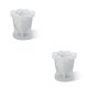 thumbnail image 4 of Cateissary aromática de Navidad, molde de silicona para velas, cubo, molde liso, artesanía de cerámica, decoración de Festival, suministros para Tipo 3 2piezas Cateissary CBP159846, 4 of 5