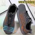 thumbnail image 2 of Men’s Wide Toe Box Running Sneakers Breathable Lightweight Walking Shoes with Cushioned Non Slip Sole Comfortable Lace Up Trainers for Gym Travel Daily Wear, 2 of 9