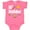 Hot Pink, variant on Inktastic Lil Builder- Future Construction Worker Boys or Girls Baby Bodysuit