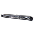 thumbnail image 2 of Cat6A Shielded 24 Port Network LAN Patch Panel 1U Rackmount 110, 2 of 5
