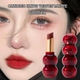 thumbnail image 4 of Wartleves Lápiz labial mate aterciopelado de larga duración, color brillante para estudiantes, lindo esmalte de labios G, 4 of 7