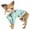 Green Small Aqua Blue, variant on Dog Helios R9BLXS Torrential Shield Waterproof Multi-Adjustable Pet Dog Windbreaker Raincoat - Royal Blue, Extra Small
