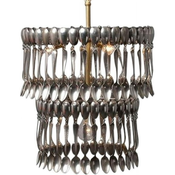 Exclusive Vintage Silver Plate Chandelier – Custom Handmade Elegance