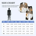thumbnail image 4 of Uemuo Sunflower Gnomes 4 Pattern 2-Piece Loungewear Set - Men’s Soft Sleepwear, Cozy Winter PJs, Comfy Sleep Set-Medium, 4 of 7