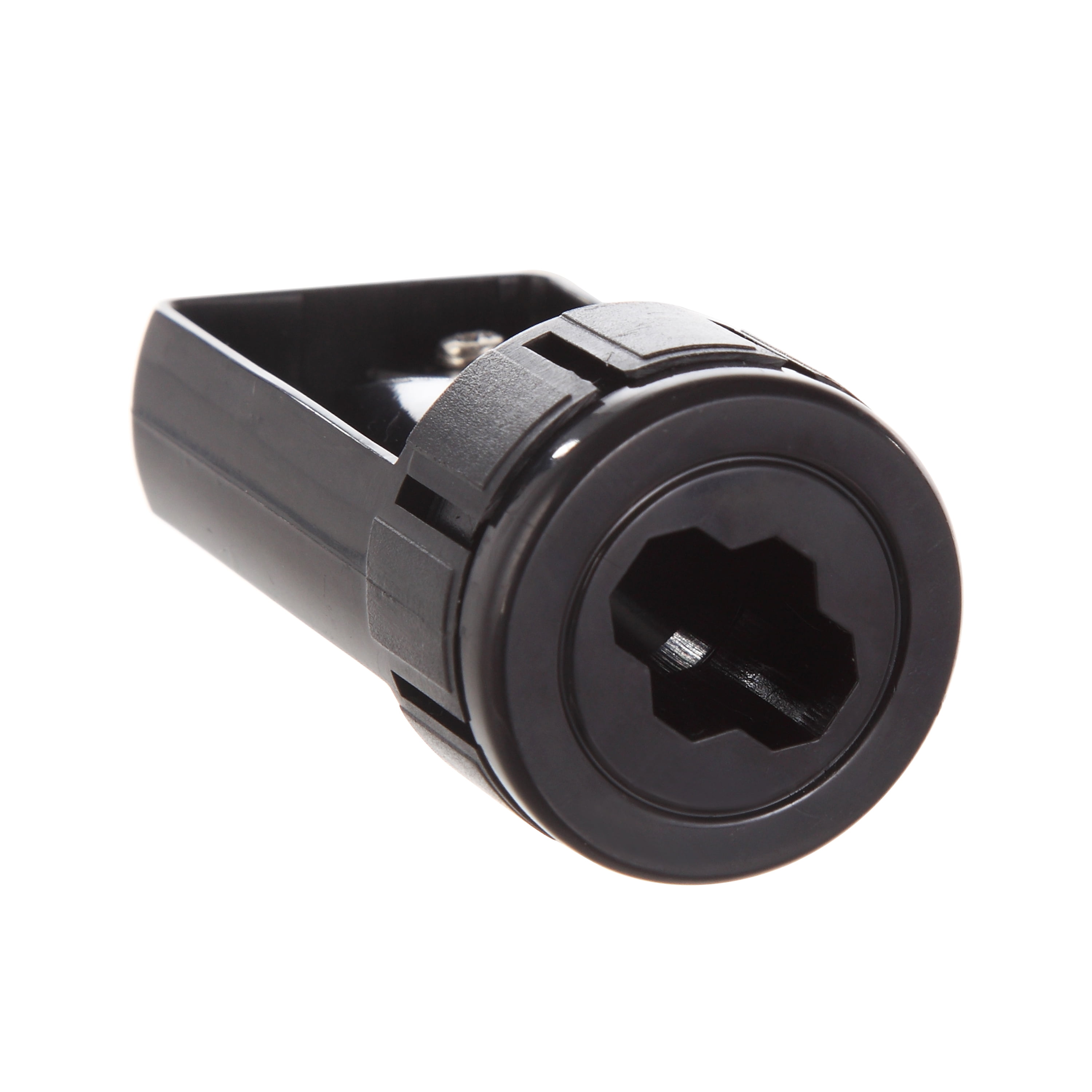 Hyper Tough Manual Pencil Sharpener for Carpenter Pencils with Key Chain Hole, Black